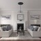 Ekena Millwork Baile Ceiling Medallion (Fits Canopies up to 6"), Hand-Painted Night Shade, 31 1/4"OD x 2 1/4"P CM31BANSF - alternate 3